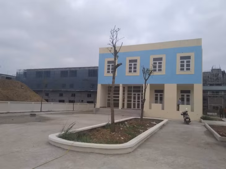 Trường mầm non Cái Lân giai đoạn 1 cơ bản đã hoàn thành.