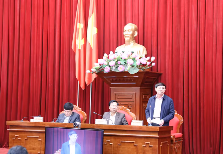 Phó Bí thư Thường trực Tỉnh ủy Nguyễn Xuân Ký phát biểu ý kiến