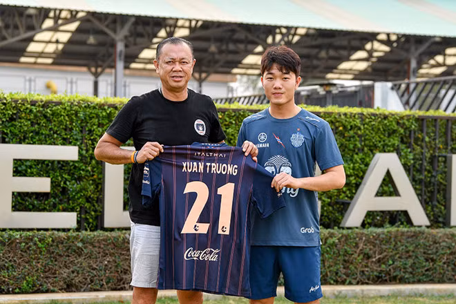 Lương Xuân Trường sẽ mang áo số 21 tại Buriramm United. Ảnh: BUFC.