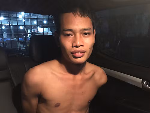 Truyền bị bắt khi quay lại Sài Gòn. Ảnh: Quốc Thắng.