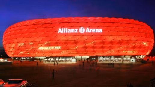  Allianz Arena đang được xem xét tổ chức trận chung kết Champions League 2021.
