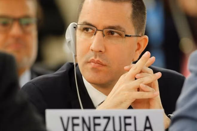 Bộ trưởng Ngoại giao Venezuela Jorge Arreaza. (Nguồn: Reuters)
