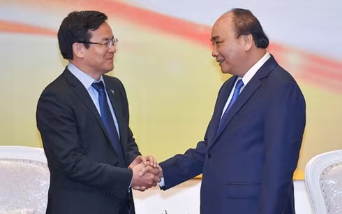Thủ tướng tiếp Phó Chủ tịch Thường trực VSIP.