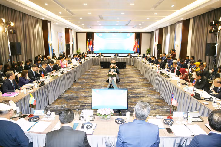 Quang cảnh hội nghị Bộ trưởng Du lịch ASEAN lần thứ 22 - Diễn đàn Du lịch ASEAN được diễn ra vào ngày 17/1/2019 tại TP Hạ Long