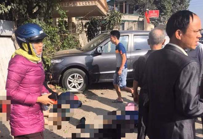 Hiện trường vụ tai nạn. Ảnh: Lê Điệp.