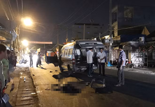 Hiện trường vụ tai nạn. Ảnh: A.H.