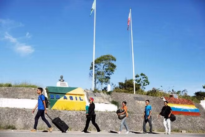 Khu vực biên giới giữa Brazil và Venezuela. (Nguồn: The Hindu)