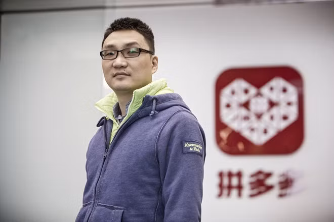 Coling Huang, nhà sáng lập và CEO Pinduoduo, tỷ phú tự thân giàu thứ hai trên thế giới trong độ tuổi U40. Ảnh: Bloomberg.