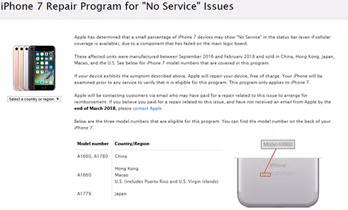 Apple thừa nhận sự cố trên trang hỗ trợ.