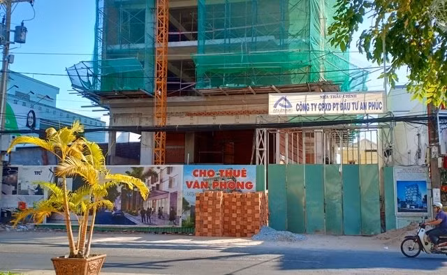 Hiện trường xảy ra vụ tai nạn lao động.