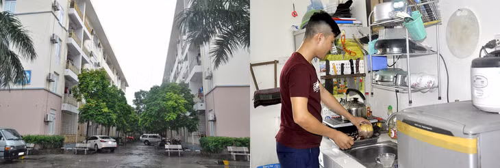 Khu chung cư cho công nhân tại Công ty Than Hạ Long khang trang, hiện đại.