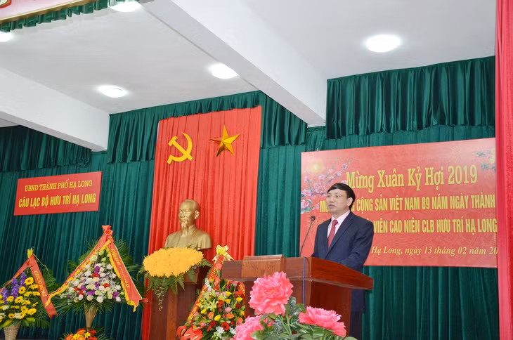 Đồng chí Nguyễn Xuân Ký Phó Bí thư Thường trực Tỉnh uỷ, phát biểu tại buổi lễ.