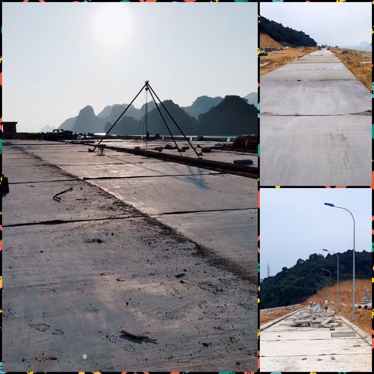 Hiện Dự án hạ tầng Trung tâm sản xuất giống nhuyễn thể tập trung Vân Đồn 