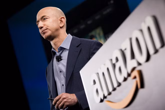 Ông chủ Amazon, Jeff Bezos. Ảnh: Getty.