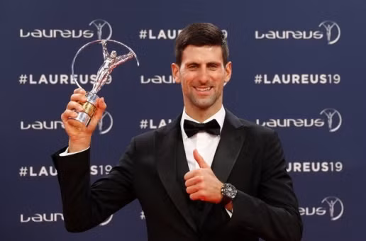  Djokovic ẵm giải "Nhân vật thể thao của năm 2018". Ảnh: Reuters.