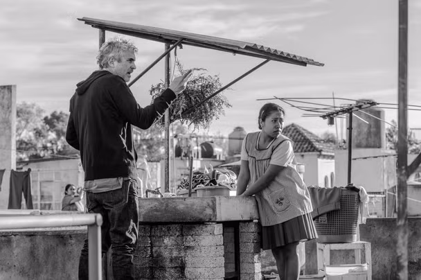 Đạo diễn Alfonso Cuarón trên trường quay 