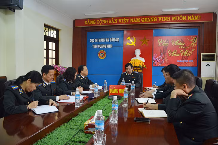 Lãnh đạo Cục THADS họp triển khai nhiệm vụ sau Tết Nguyên đán