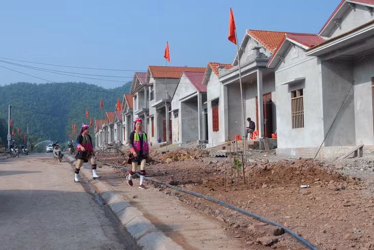 Người dân Khe Lẹ đã chuyển về nhà mới tại khu dân tư tập trung.