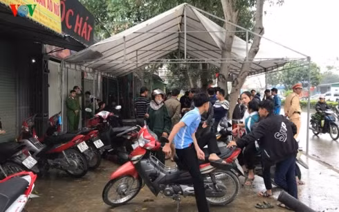 Hiện trường vụ việc.