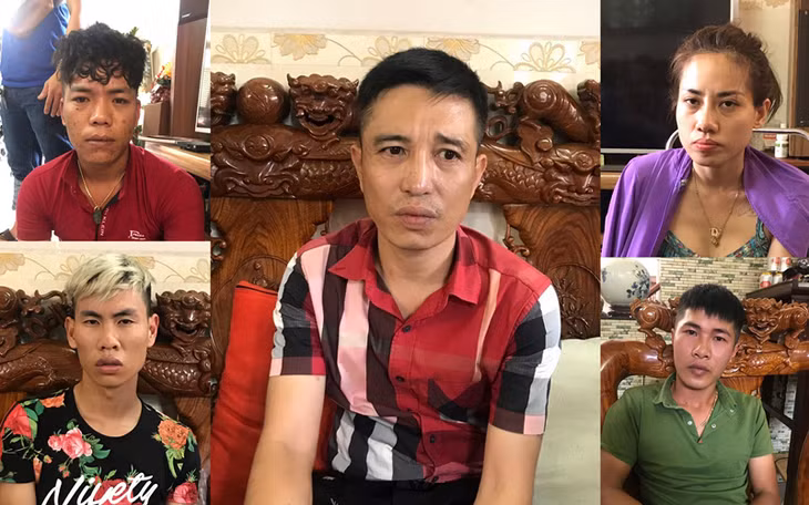  Phạm Ngọc Hùng (43 tuổi) cùng các đàn em