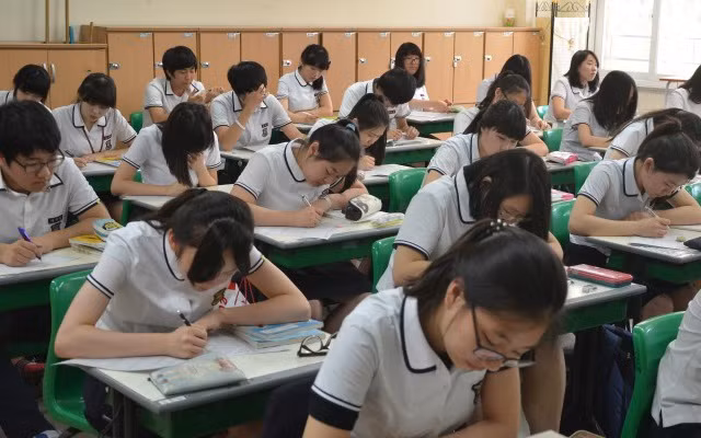 Học sinh Hàn Quốc. Ảnh: Kice.
