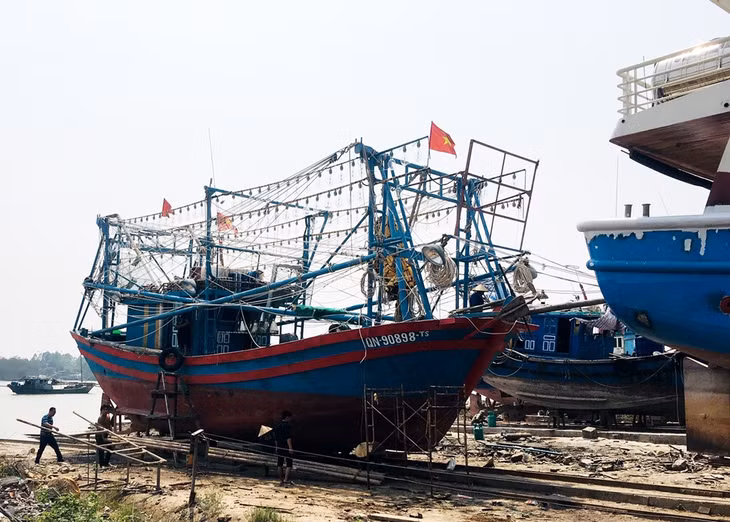 Hiện số lượng tàu công suất đánh bắt xa bờ đã tăng 3,5 lần so với năm 2013. 