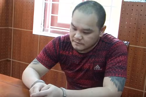  Khánh tại cơ quan điều tra. Ảnh: Bình Minh