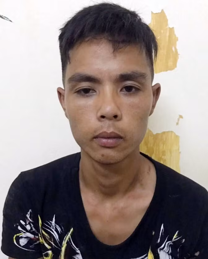 Đối tượng Lê Văn Cương tại Công an TP Hạ Long (Ảnh: Xuân Phương-Công an TP Hạ Long).