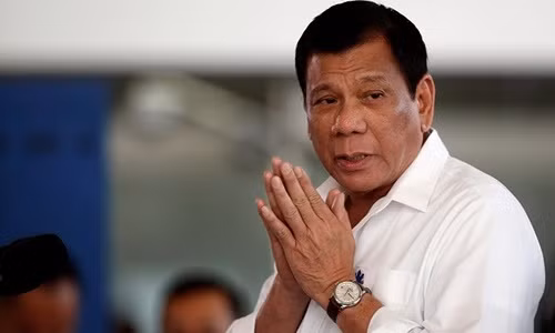 Tổng thống Philippines Rodrigo Duterte. Ảnh: Reuters.