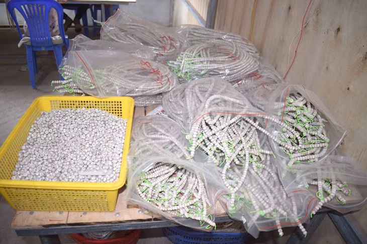 Sản phẩm quả mây sau khi được chế tác