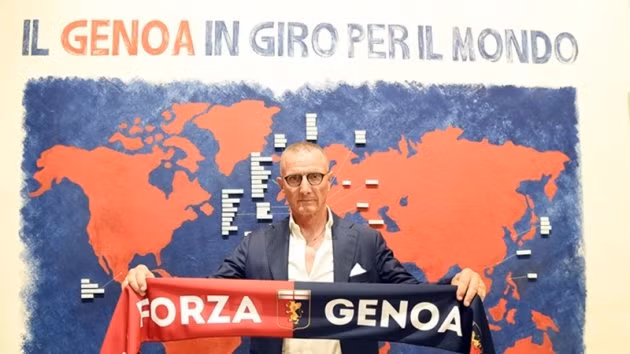  Aurelio Andreazzoli đã trở thành HLV của Genoa.