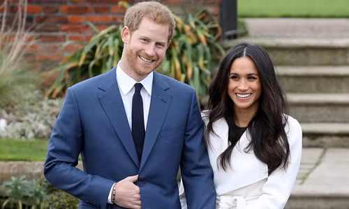 Vợ chồng Hoàng tử Harry và Công nương Meghan. Ảnh: AFP.