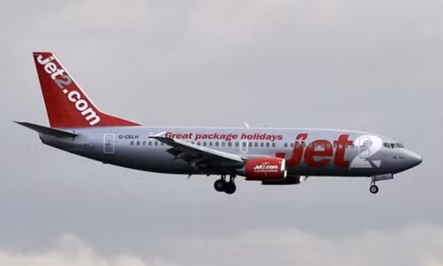 Một máy bay của hãng hàng không Jet2, Anh. Ảnh: AFP.