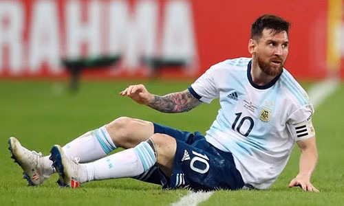 Messi thừa nhận chơi dưới sức ở Copa America 2019. Ảnh: AFP.