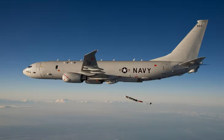 Một chiếc máy bay P-8 của Mỹ. Ảnh: Military