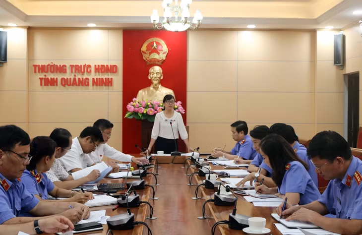 Ban Pháp chế HĐND tỉnh họp với Viện Kiểm sát Nhân dân tỉnh để thẩm tra báo cáo phục vụ kỳ họp thường lệ giữa năm của HĐND tỉnh