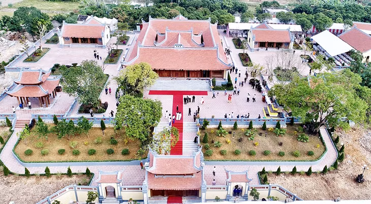 Chùa Trung Tiết mới được trùng tu, tôn tạo