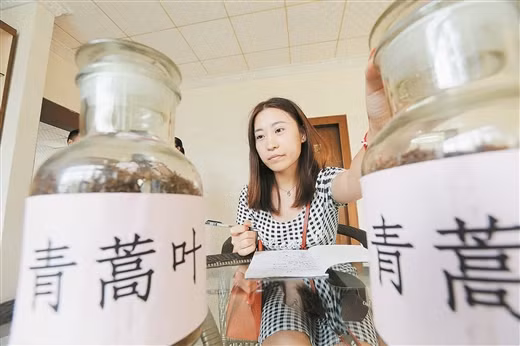 Sản phẩm mẫu thanh hao tố.