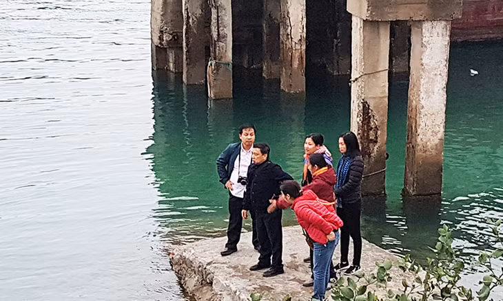 Không ai có thể hình dung ra nơi này là khu vực bến Cái Làng, trung tâm của di tích Thương cảng Vân Đồn ngày nào