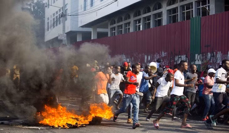 Biểu tình chống chính phủ tại Haiti lại gây tổn thất về người. (Nguồn: AP)