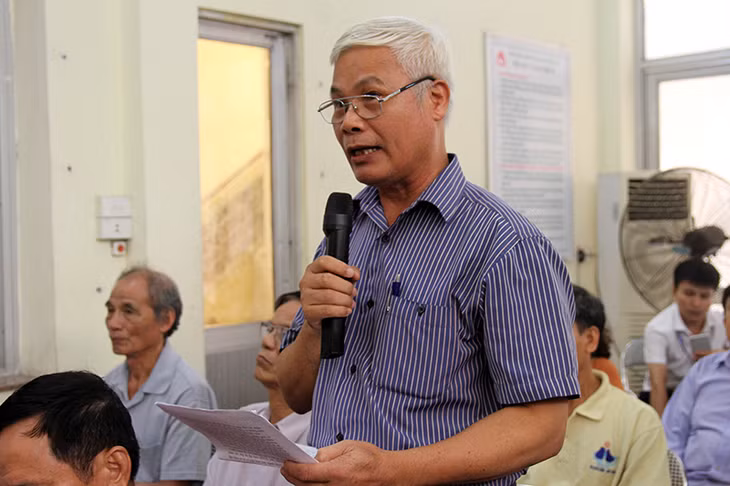 Cử tri phường Cẩm Thành phát biểu đề đạt nguyện vọng