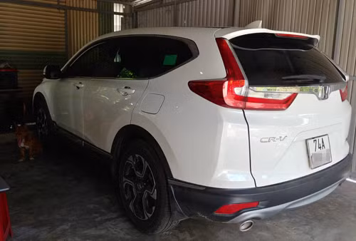 Chiếc Honda CR-V của anh Hoàng Đăng Tùng, một trong các trường hợp có hiện tượng phanh cứng khi sử dụng Cruise Control.