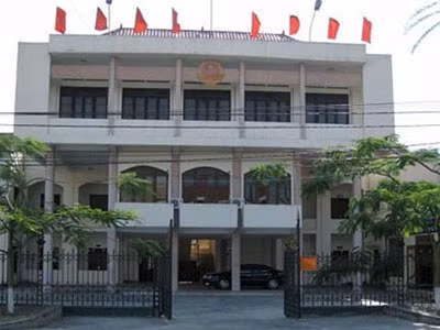 Trụ sở UBND huyện An Dương, nơi ông Nguyễn Ngọc Cải làm phó chủ tịch UBND huyện, vừa bị tạm đình chỉ công tác.