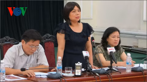 Bà Trần Thị Thắm, Vụ phó Vụ Giáo dục Tiểu học (Bộ GD-ĐT)