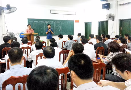Lớp cao cấp lý luận chính trị - hành chính khoá 3 do tỉnh phối hợp với Học viện Chính trị - Hành chính quốc gia Hồ Chí Minh mở tại Quảng Ninh.