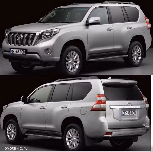 Hình ảnh rò rỉ được cho là của Toyota Land Cruiser Prado 2014.