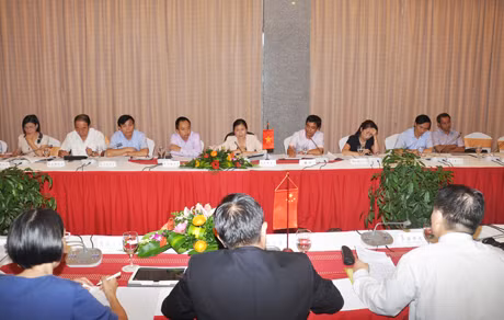 Quang cảnh buổi làm việc.