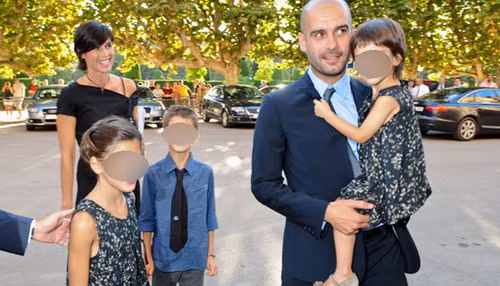 Gia đình nhỏ của “nhà truyền giáo vĩ đại” Pep Guardiola