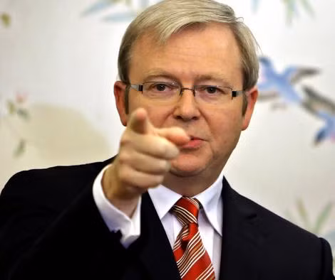 Ngoại trưởng Australia Kevin Rudd.