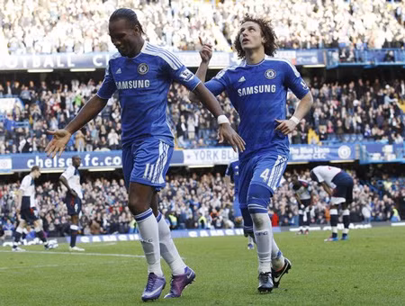 Drogba có được bàn thắng đầu tiên sau khi trở về từ CAN 2012